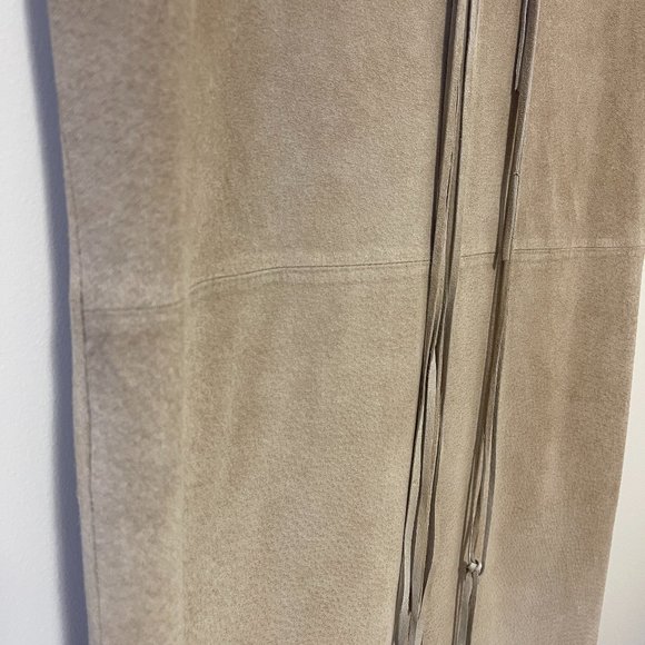 VINTAGE Suede Maxi Skirt - Picture 5 of 9